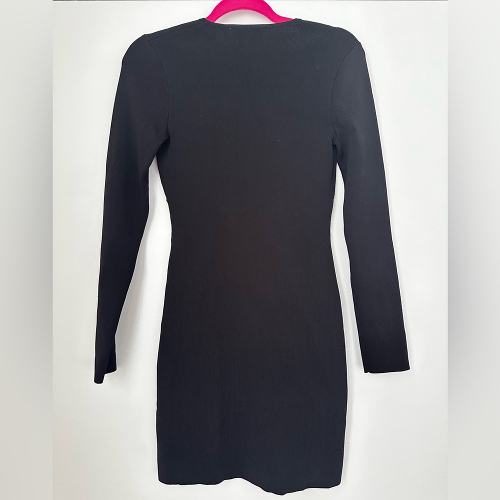 Significant Other Monica Knit Mini Dress in Black - Picture 6 of 7